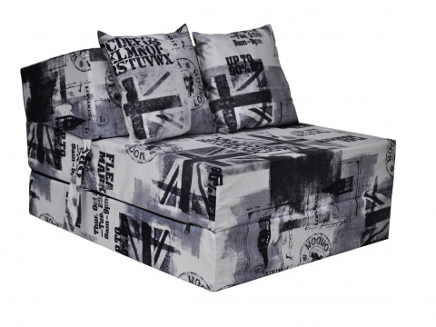 Rozkládací křeslo - matrace pro hosty British flag 70x200x15 cm