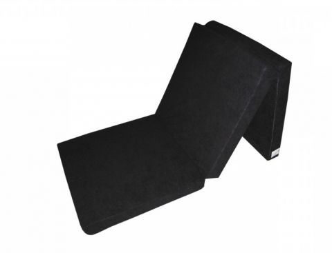 Skládací matrace černá 8 cm 65x195 cm