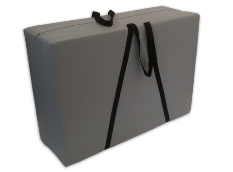 Obal skládacích matrací 150x65x24 cm (pro matraci 150x195x8 cm) - tmavě šedý