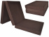Skládací matrace pro hosty Fun 60x195x10 cm tmavě hnědá