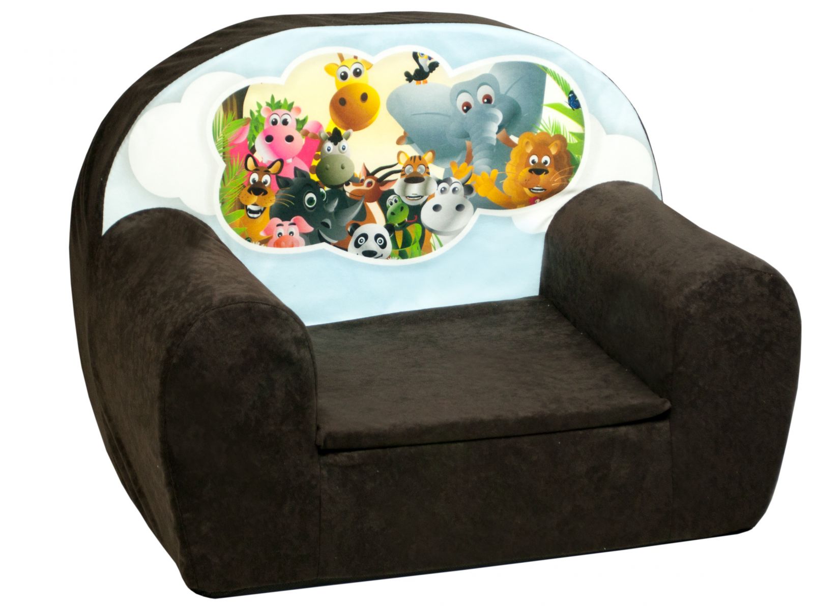 Dětské křesílko Afrika hnědé
