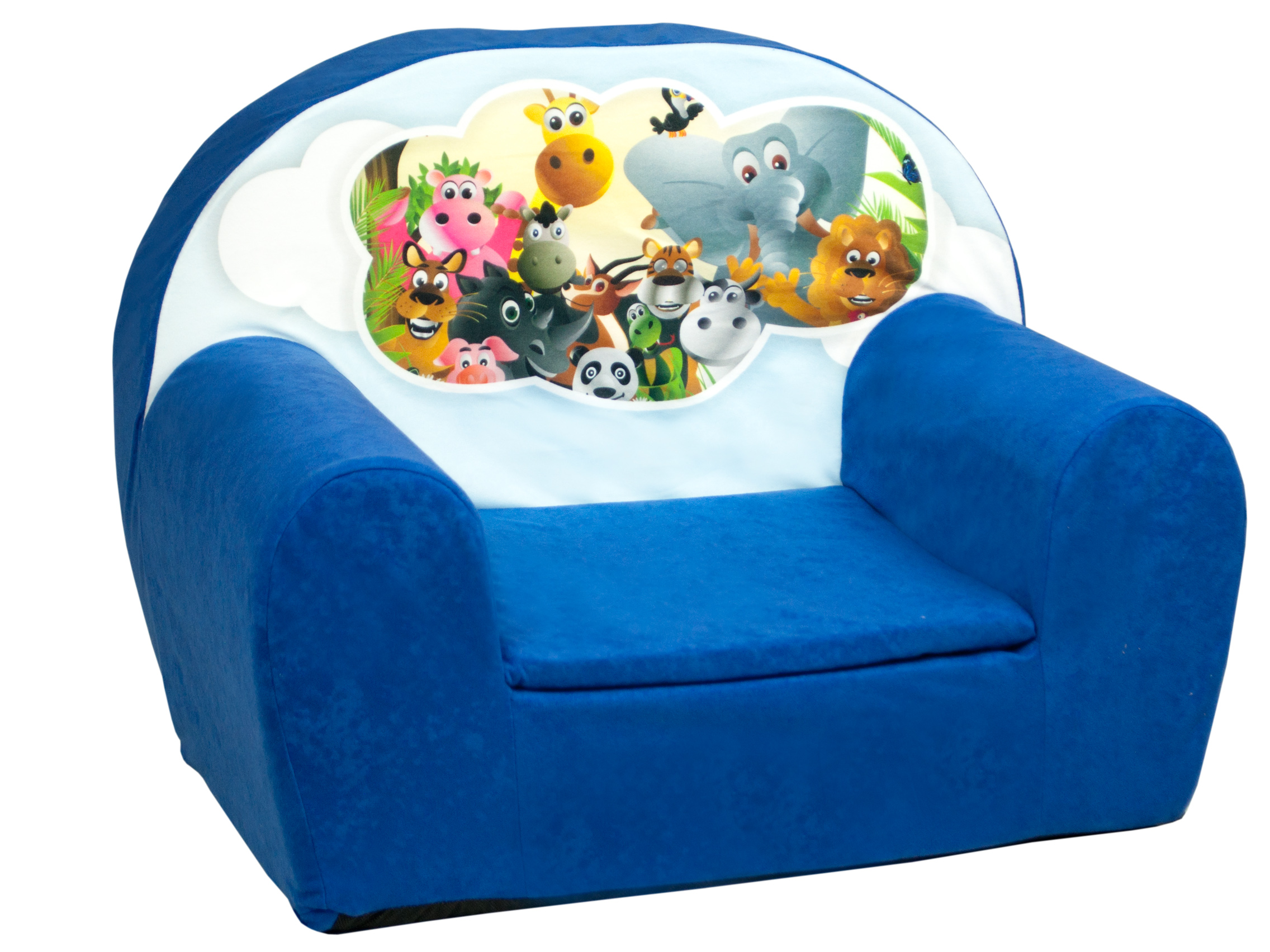 Dětské křesílko Afrika modré
