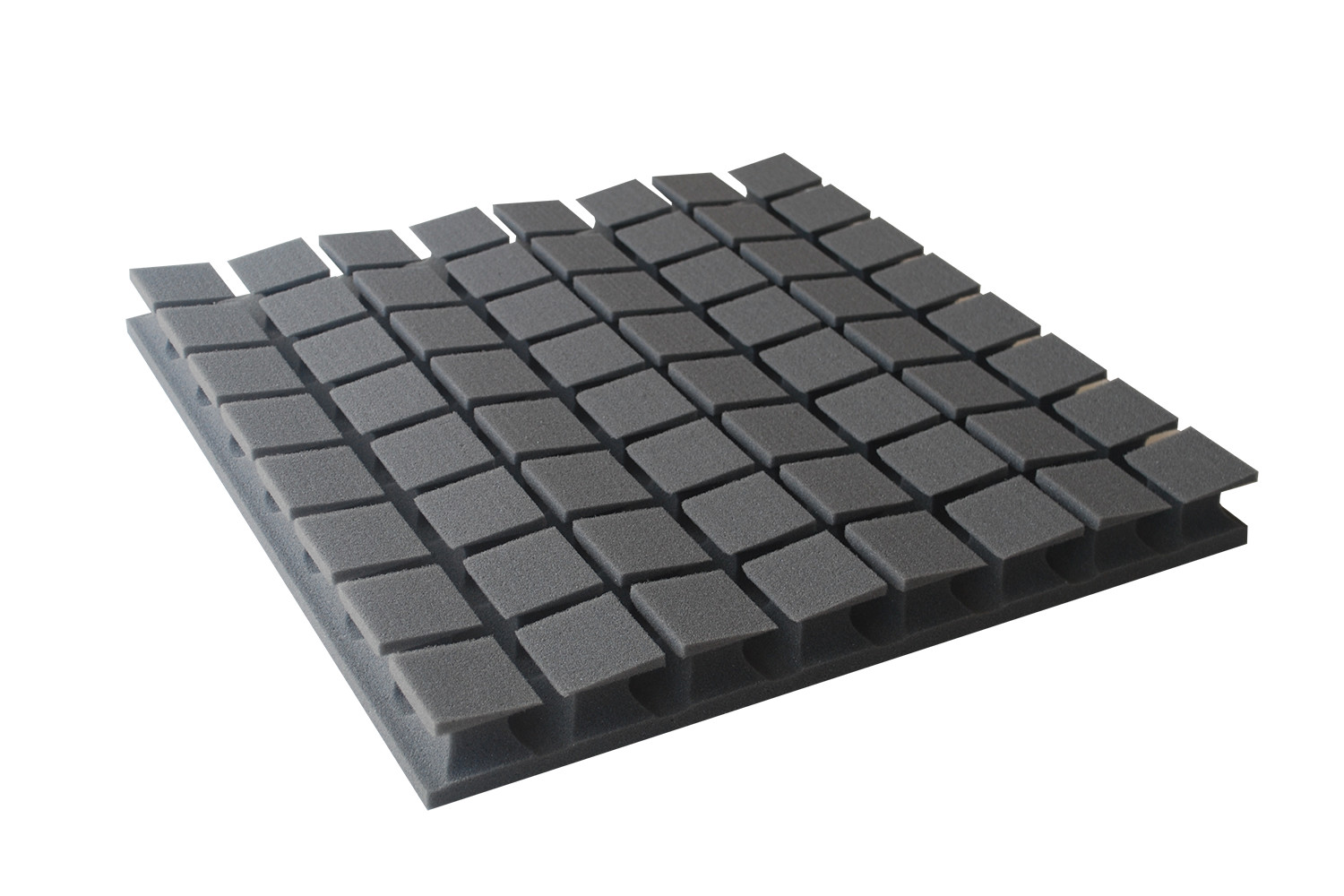 Levně Mega-acoustic Akustická pěna premium PM-8K-U grafit 60x60x6 cm