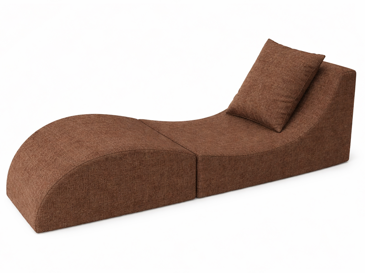 Levně e-matrace.com Skládací relaxační křeslo | Lehátko | Taburet | Cocoa