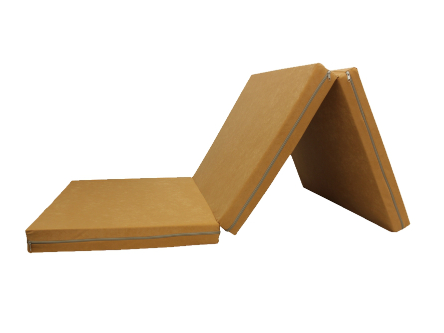 Skládací matrace pro hosty béžová 8 cm
