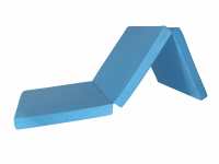 Skládací matrace světle modrá 8 cm 65x195 cm